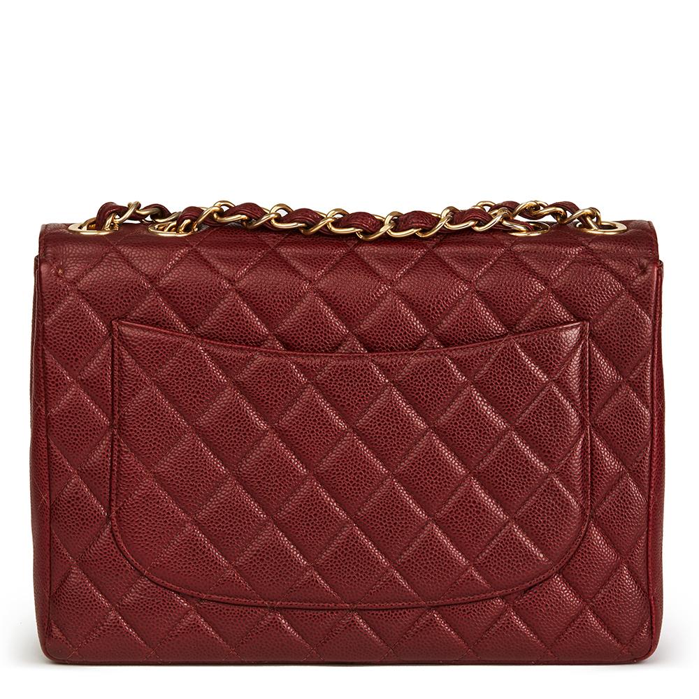 chanel burgundy flap bag