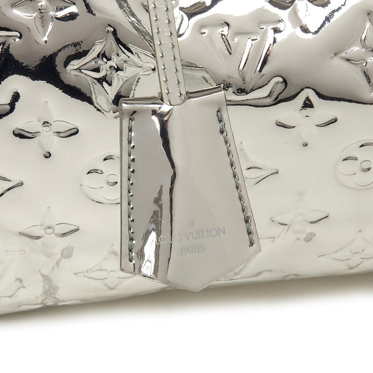 Louis Vuitton Limited Edition Silver Monogram Miroir Top Handle Speedy 30,  2006. at 1stDibs