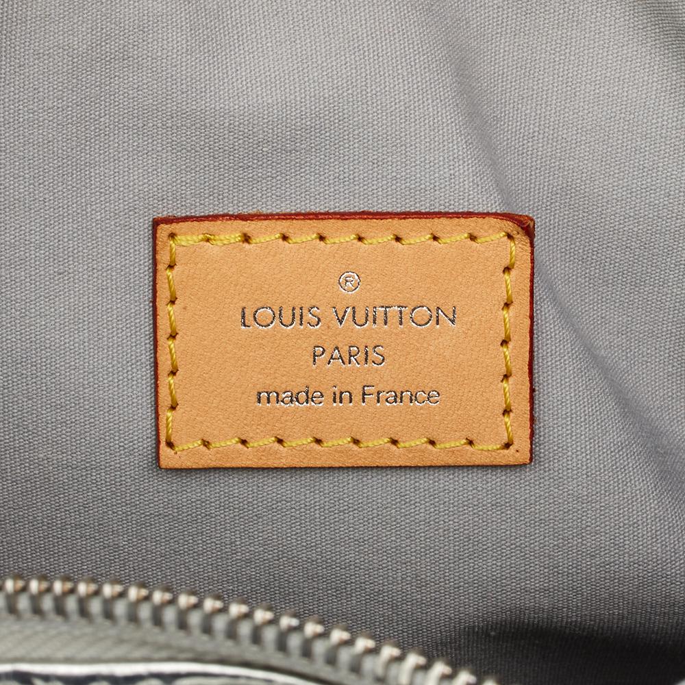 2006 Louis Vuitton Silver Monogram Miroir Vinyl Speedy 35 1