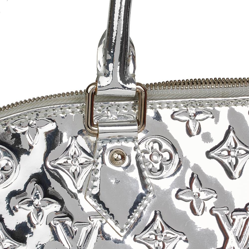 Women's 2008 Louis Vuitton Silver Monogram Miroir Vinyl Alma GM