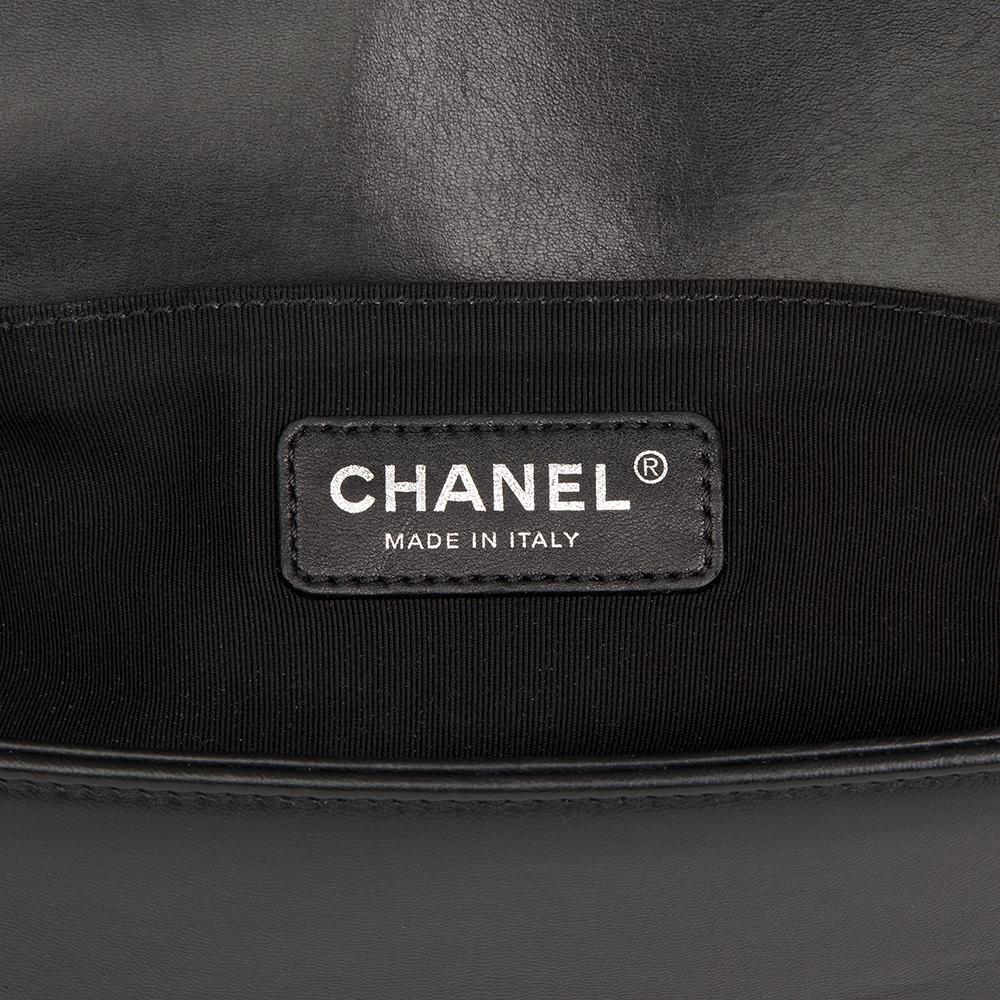 2016 Chanel Black Quilted Lambskin Medium Le Boy 4