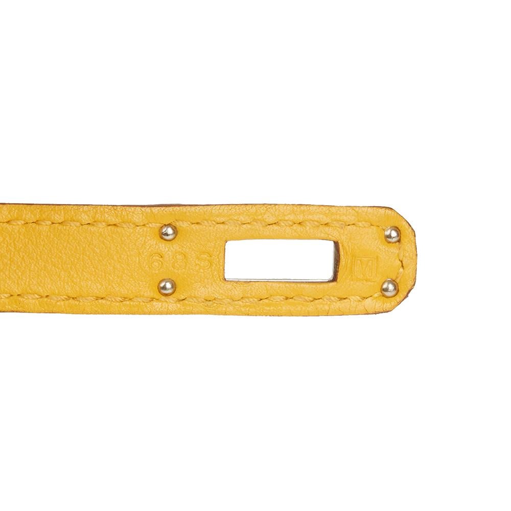 2009 Hermes Jaune d'or Swift Leather Kelly Danse 3