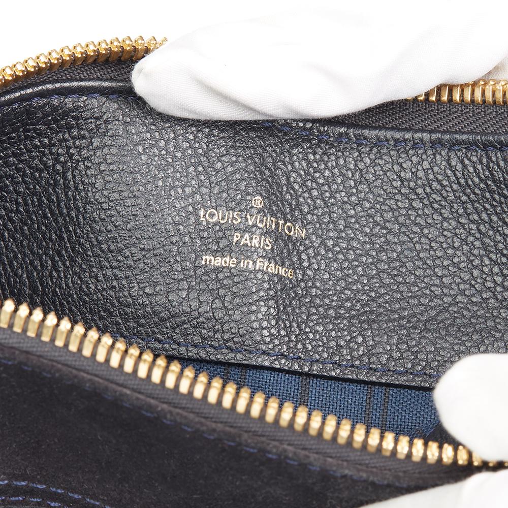 2012 Louis Vuitton Black Monogram Empreinte Leather & Suede Audacieuse Bag 3