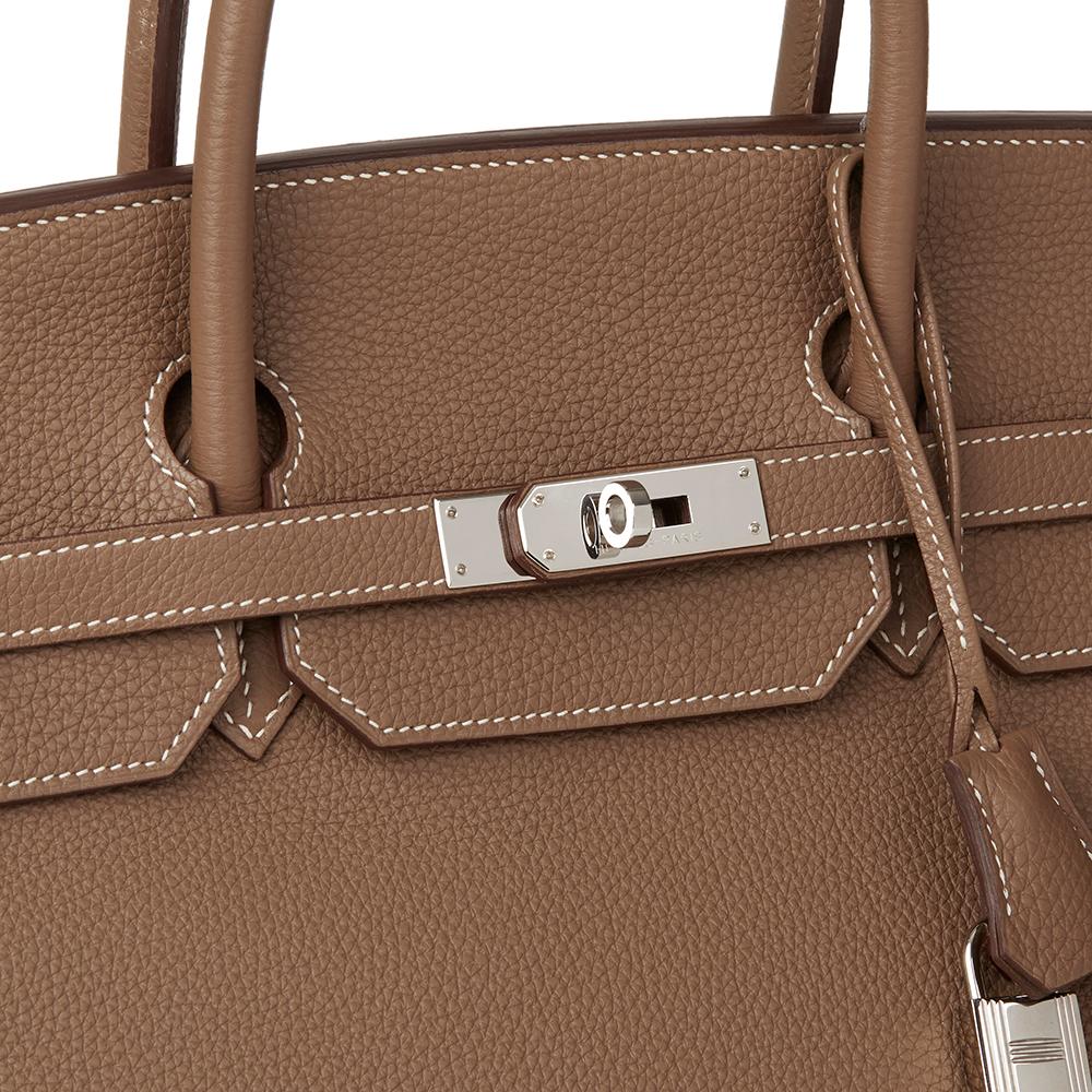2012 Hermès Etoupe Togo Leather Birkin 40cm 1