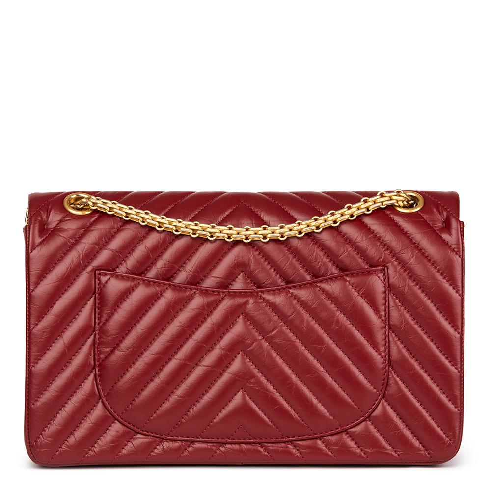 red chanel chevron bag