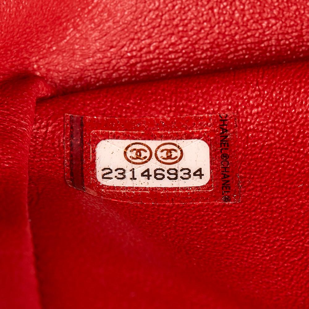 2017 Chanel Dark Red Chevron Quilted Aged Calfskin 2.55 Reissue 226 Double Flap 1