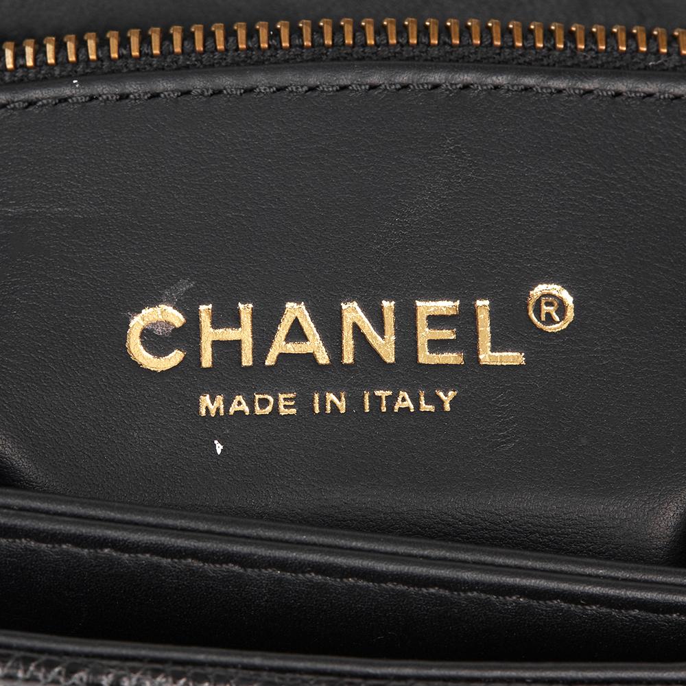 2013 Chanel Black Lizard & Quilted Lambskin Medium Perfect Edge Classic Flap Bag 3
