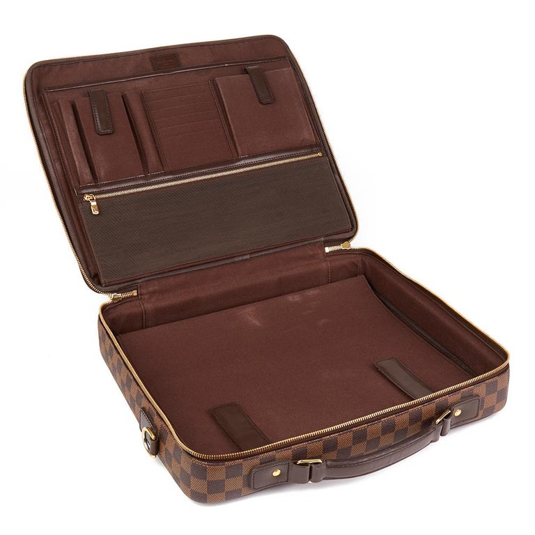 Louis Vuitton Vintage Brown Damier Ebene Porte-Ordinateur Sabana Business  Bag, Best Price and Reviews