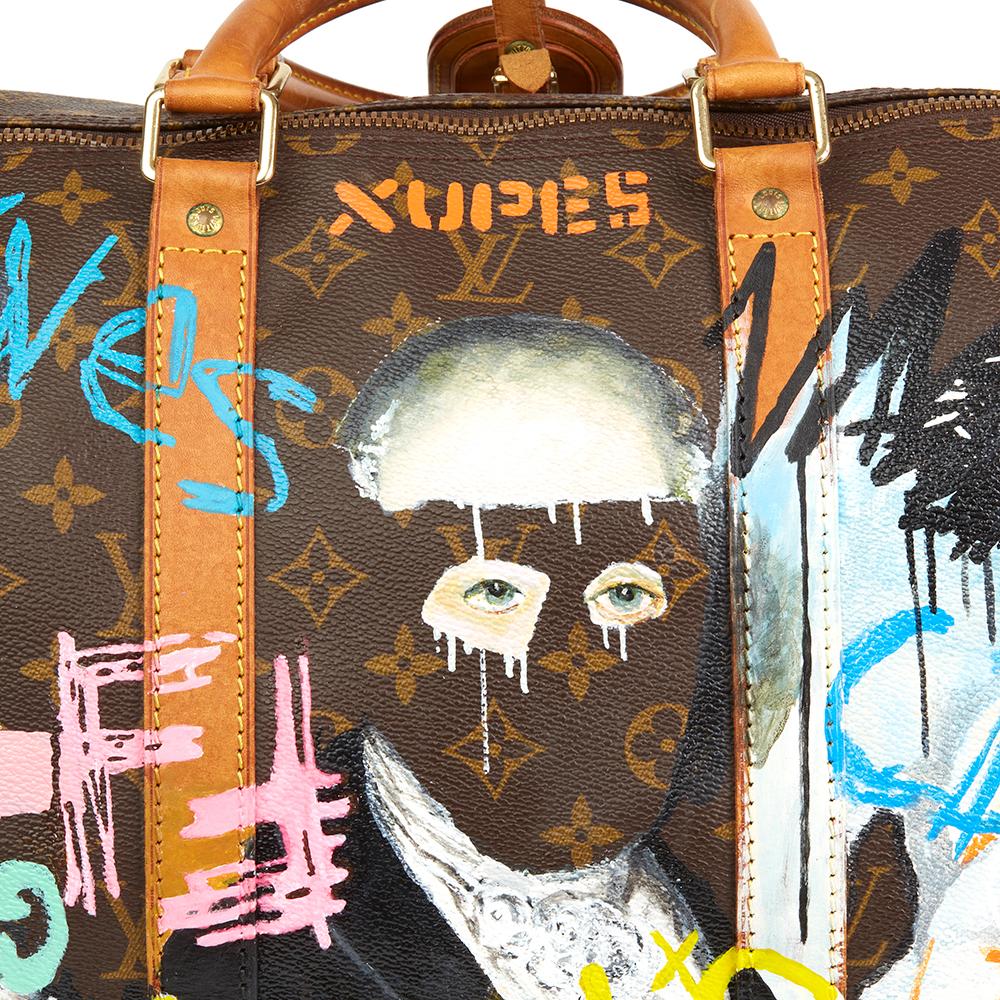 1995 Xupes X Year Zero London Hand-painted  ‘17th Century Snob’ Keepall 55 1