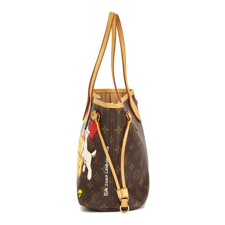 Louis Vuitton Xupes X Year Zero London ‘Satan Loves Me’ Neverfull PM For Sale at 1stdibs