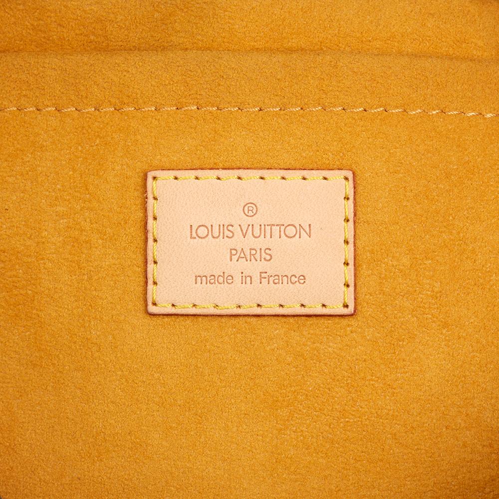 2006 Louis Vuitton Blue Monogram Denim Pleaty Shoulder Bag 3