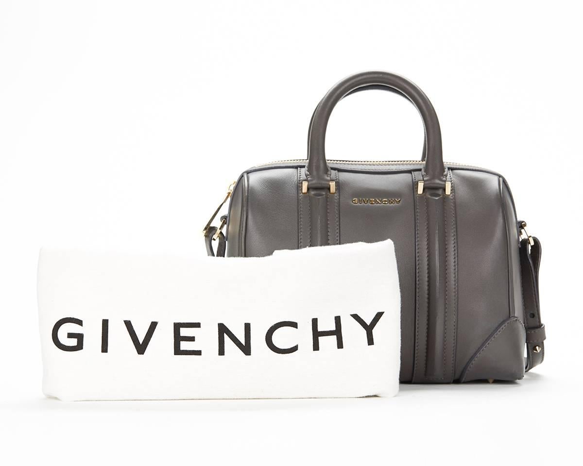 2010s Givenchy Grey Leather Mini-Lucrezia 6