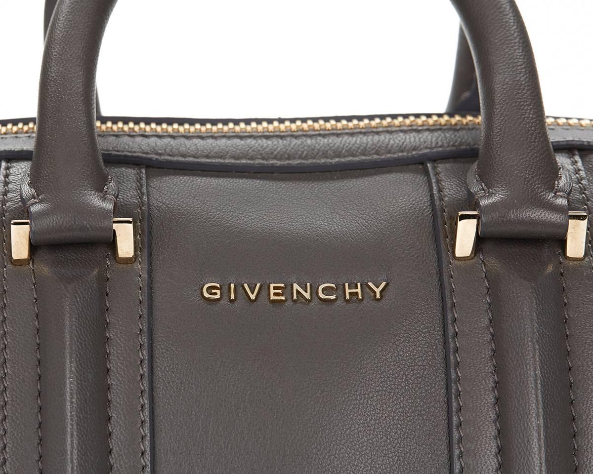 2010s Givenchy Grey Leather Mini-Lucrezia 3
