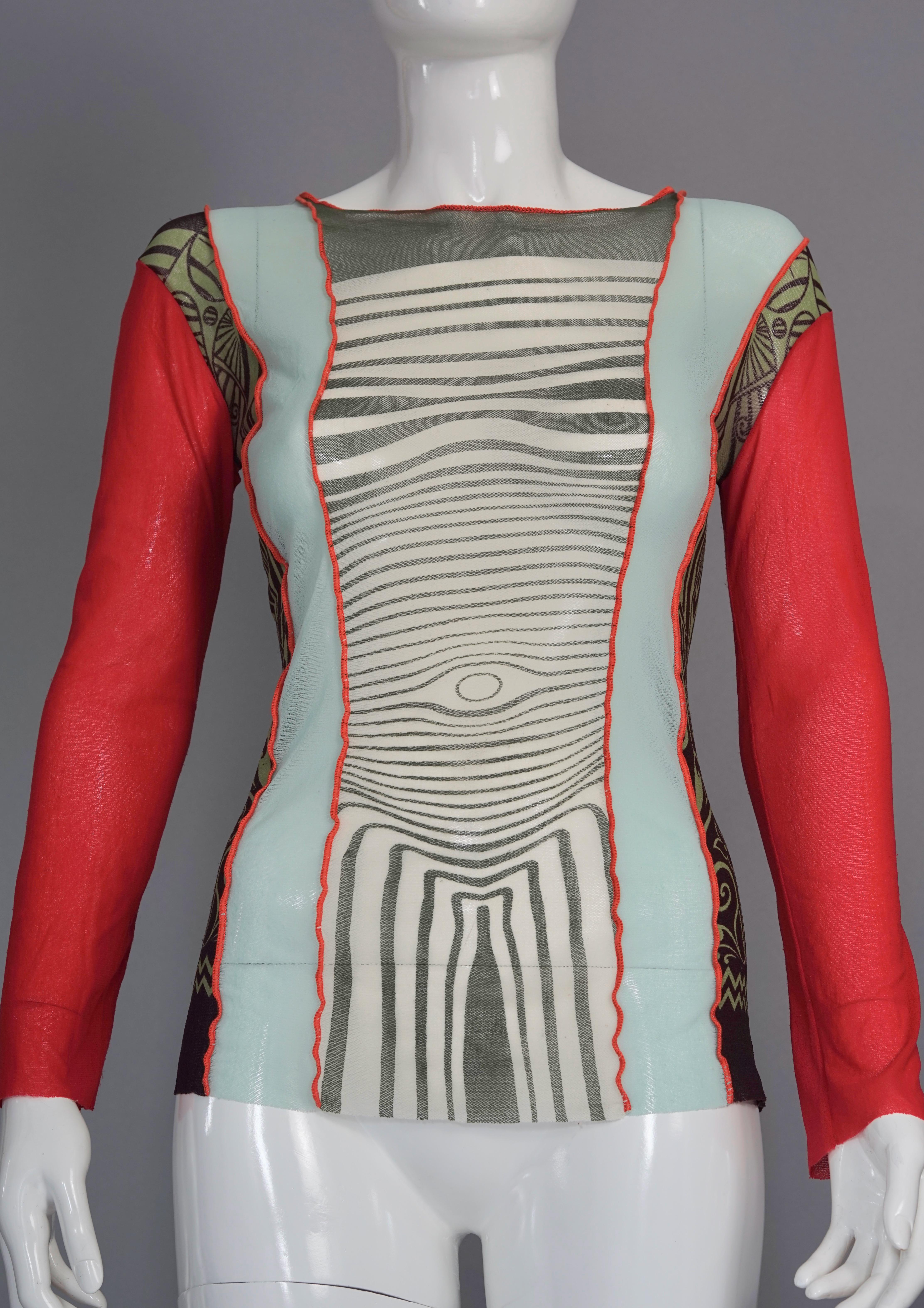 jean paul gaultier body shirt