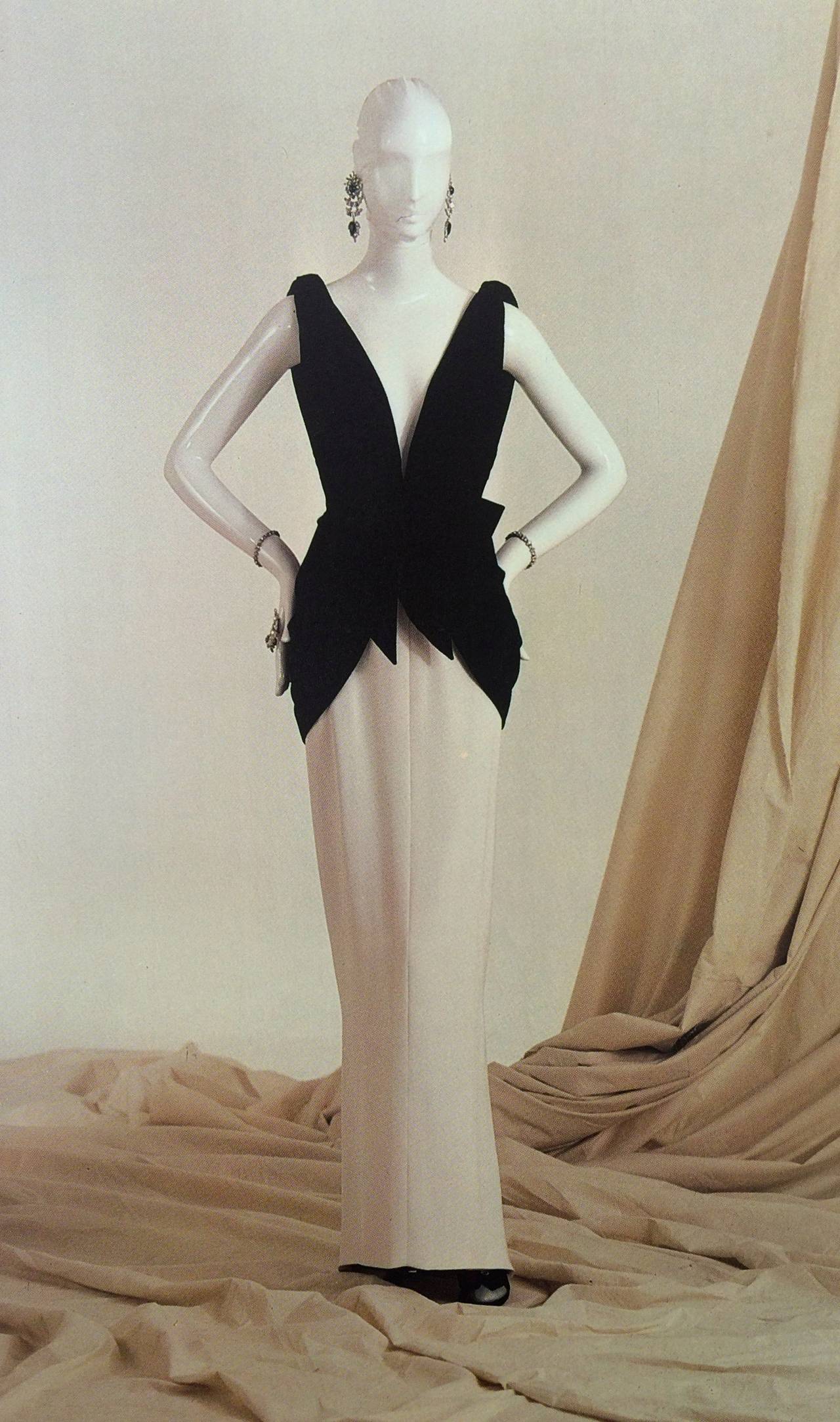 Yves Saint Laurent - Two-Piece Evening Dress - Fall/Winter Collection ...
