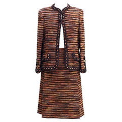 Chanel Haute-Couture  1960 -1970 Vintage Tweed Suit