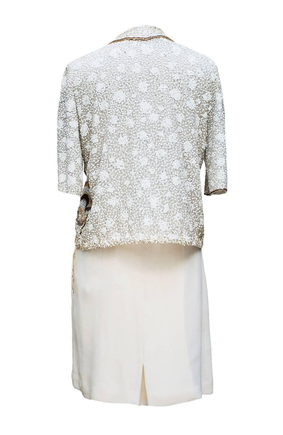 Chirstian Dior Paris, Spring/Summer Collection 1986 Haute Couture, Sequined, Top For Sale 3