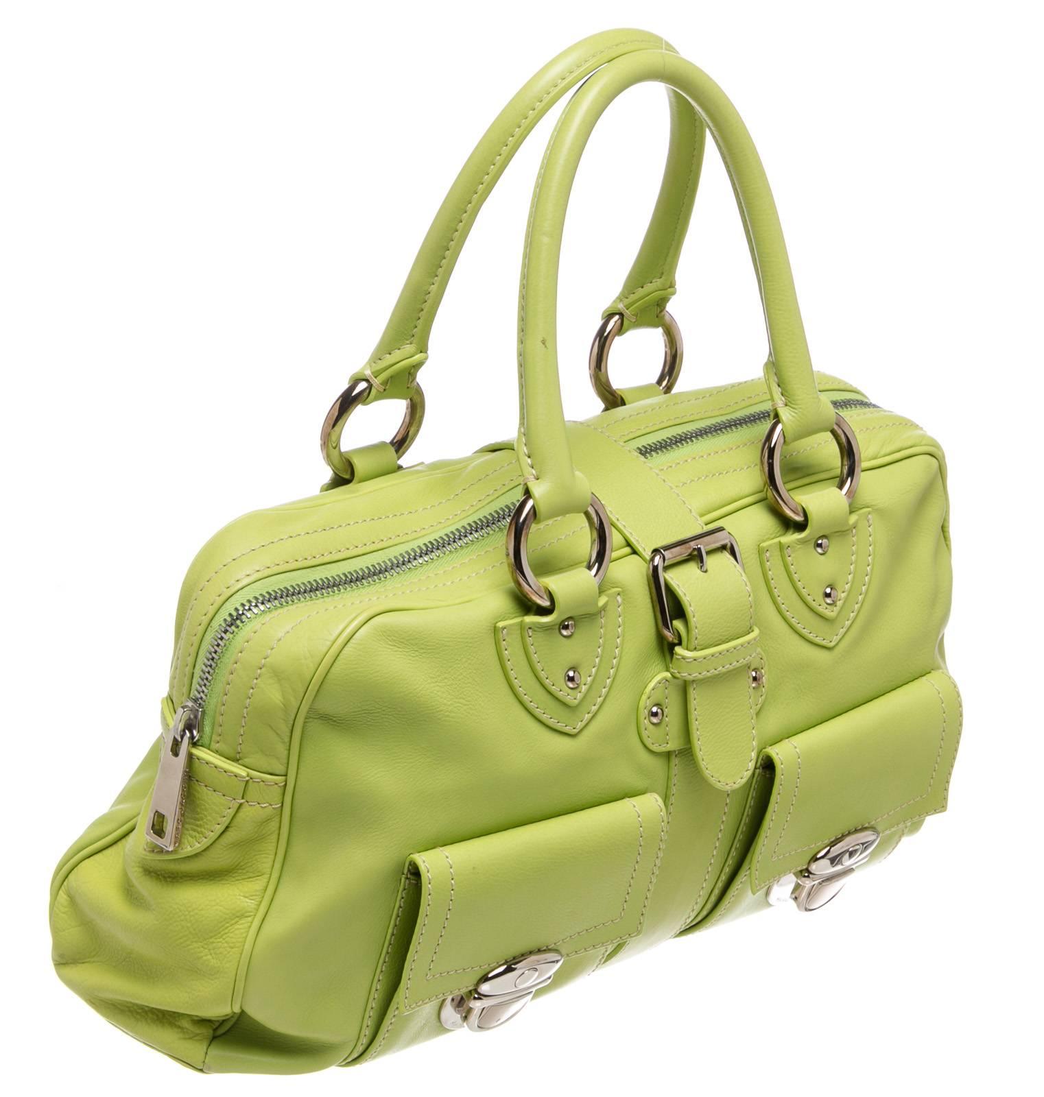 lime green marc jacobs bag