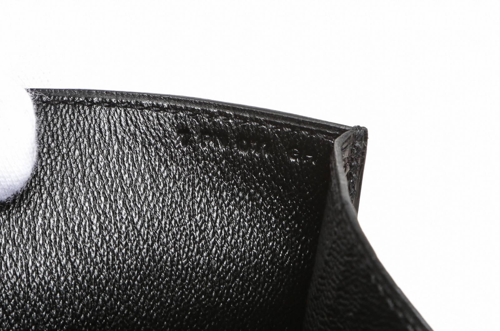 Women's Hermes Black Alligator Medor 23cm Clutch Handbag For Sale