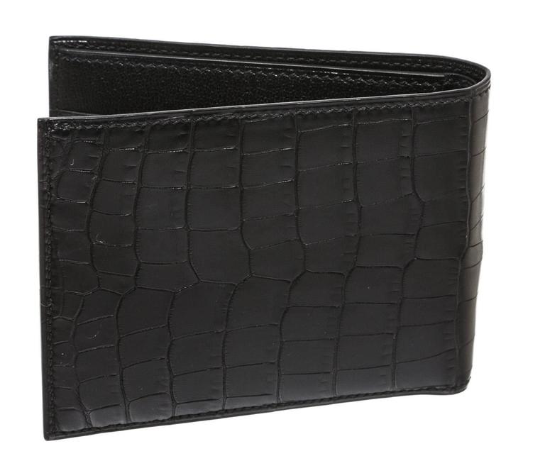 Hermes Black Alligator Men''s Wallet For Sale at 1stDibs | hermes wallet men,  hermes mens wallet, hermes wallet men's