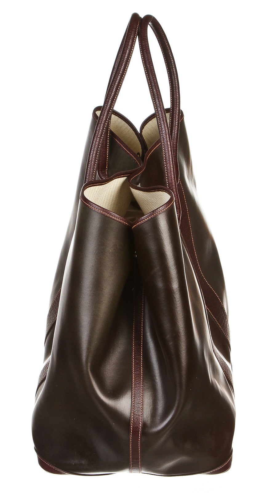 Hermes Ebene Buffalo Leather and Amazonia Travel Garden Party at ...  