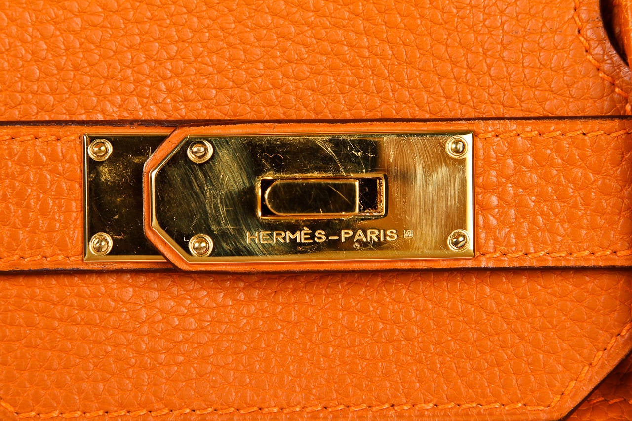 hermes leather hand bag  