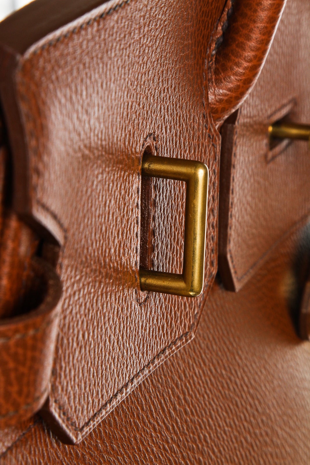 Hermes Brown Leather 45cm HAC Birkin Handbag 3