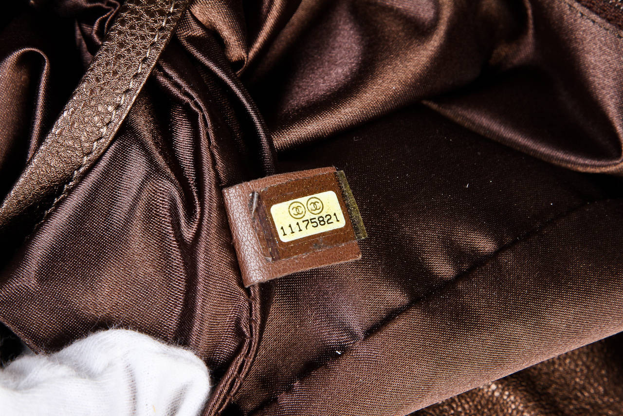 Women's Chanel Bronze Quilted Calfskin Baby Coco Cabas Handbag