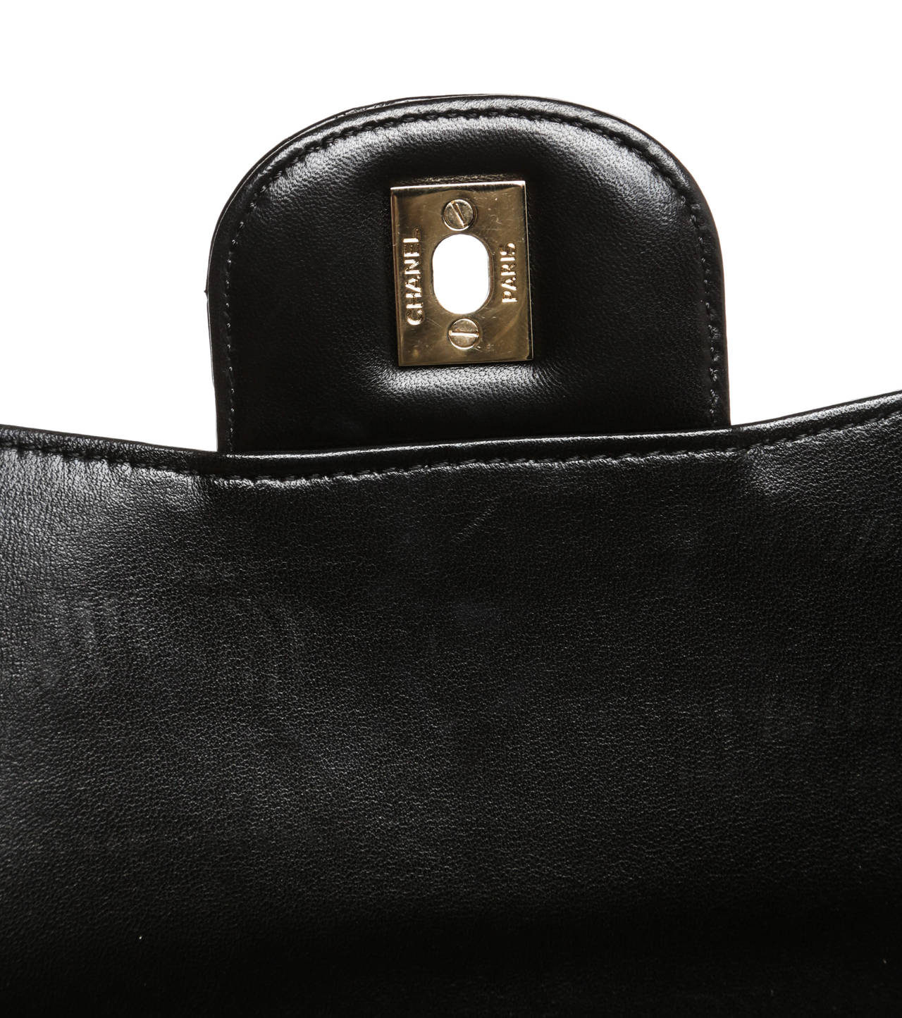 Chanel Black Alligator Classic 2.55 Jumbo Handbag SHW 4