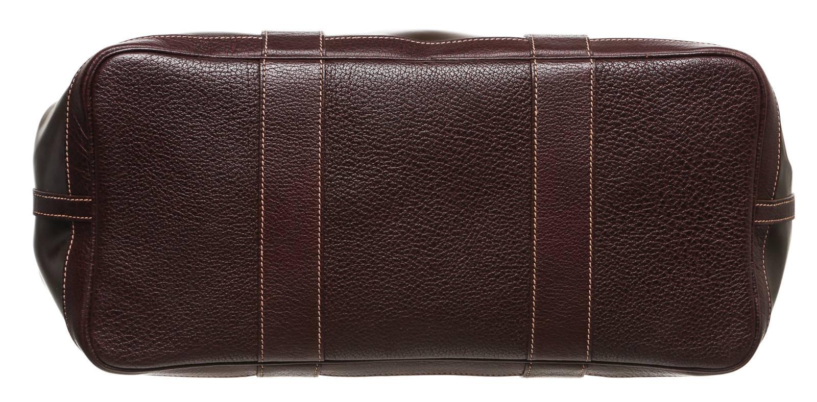 Hermes Brown Amazonia Garden Party Tote Handbag 2
