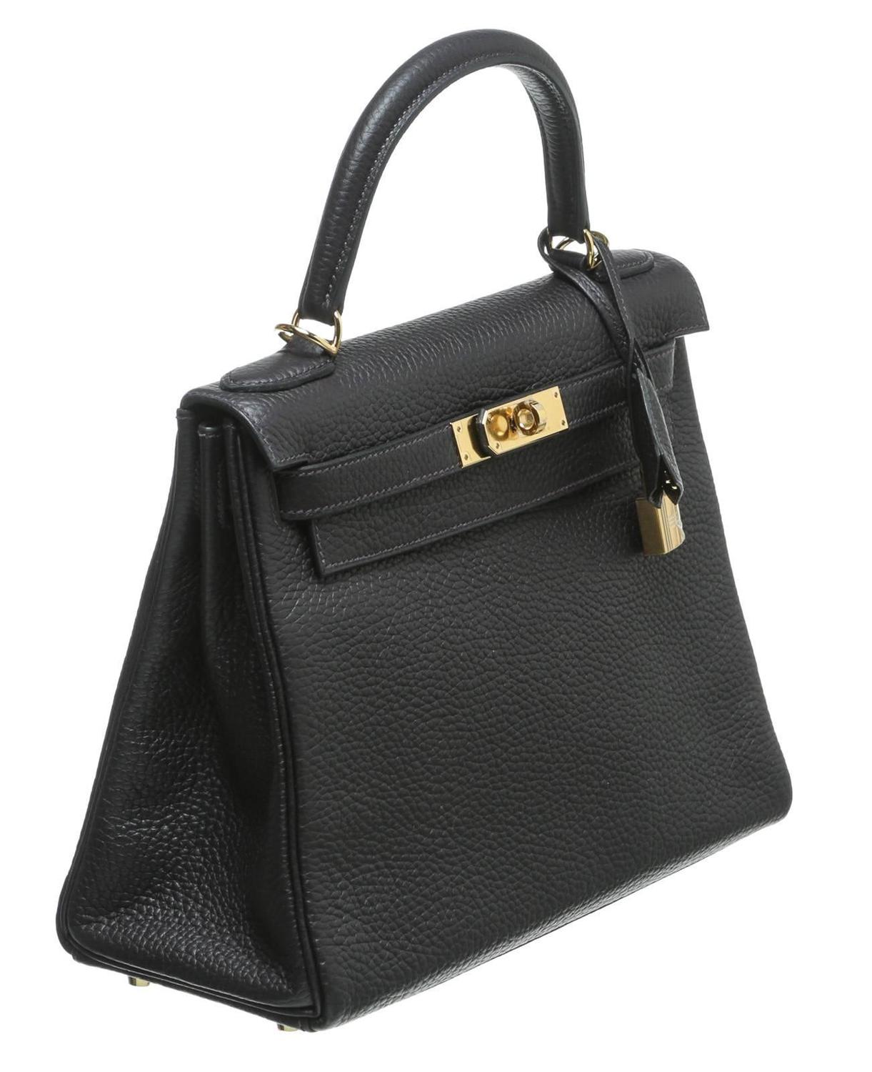 Hermes Prunoir Togo Leather 28cm Kelly Handbag GHW at 1stdibs  