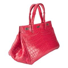 VBH Vault Media Azalea Crocodile Top Handle Tote