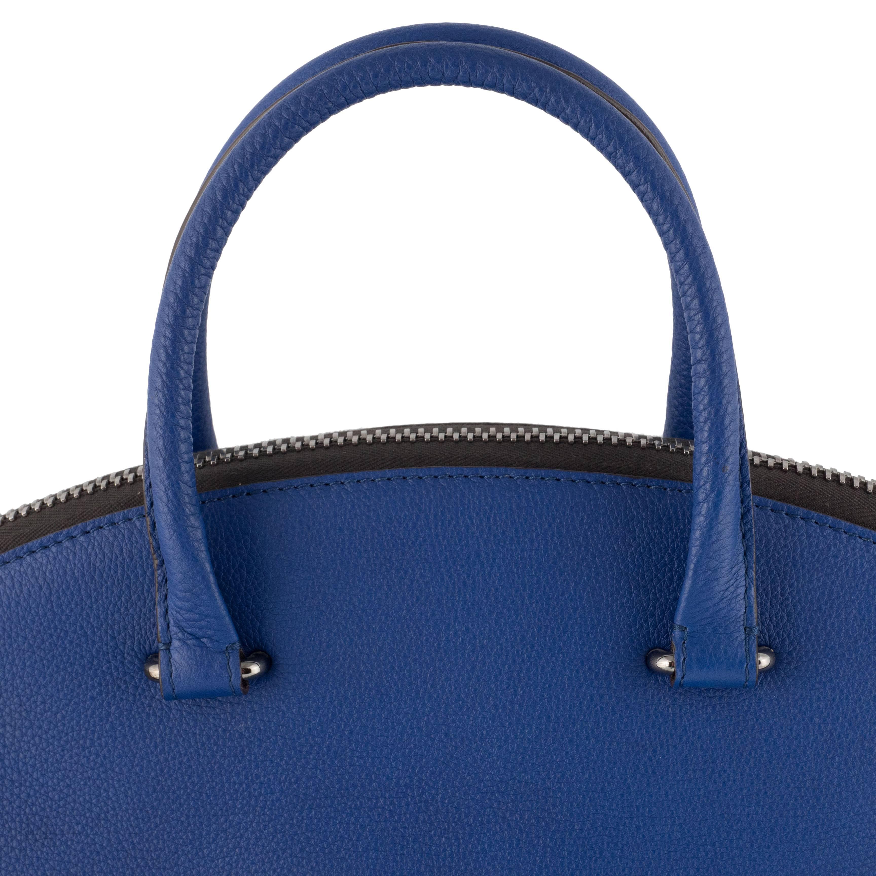 VBH Trevi 36cm Tanzanite Vitello Calfskin Top Handle Bag In New Condition For Sale In New York, NY