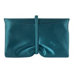 VBH Busta Peacock Satin Clutch