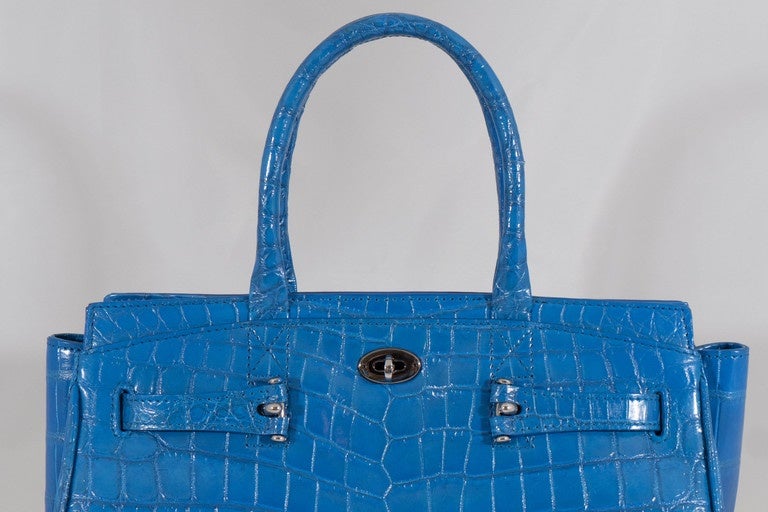 Women's VBH Tosca Orion Crocodile Top Handle Tote For Sale