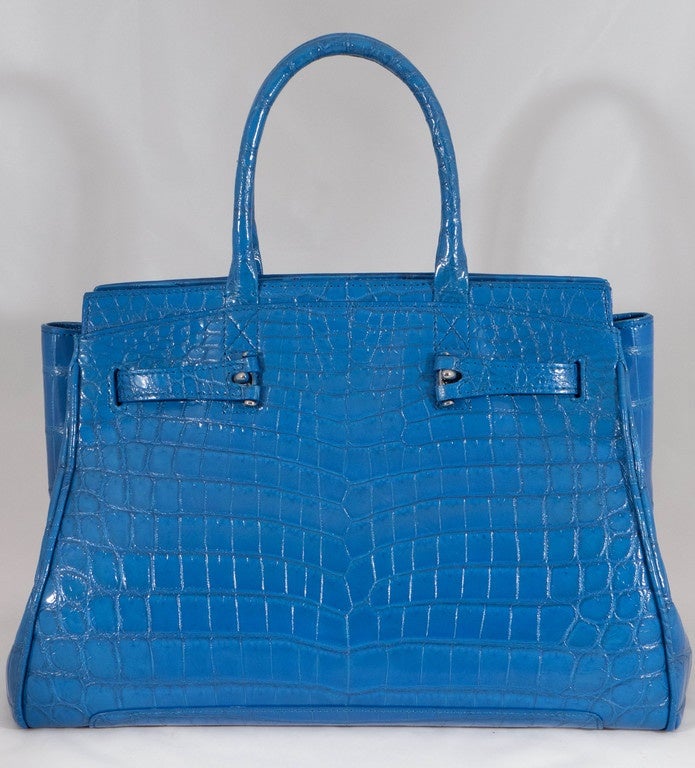 VBH Tosca Orion Crocodile Top Handle Tote In New Condition For Sale In New York, NY