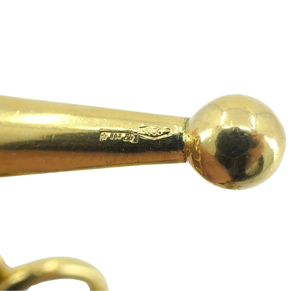Bracciale occhio di tigre d'epoca Gucci in oro 18 carati in vendita 6