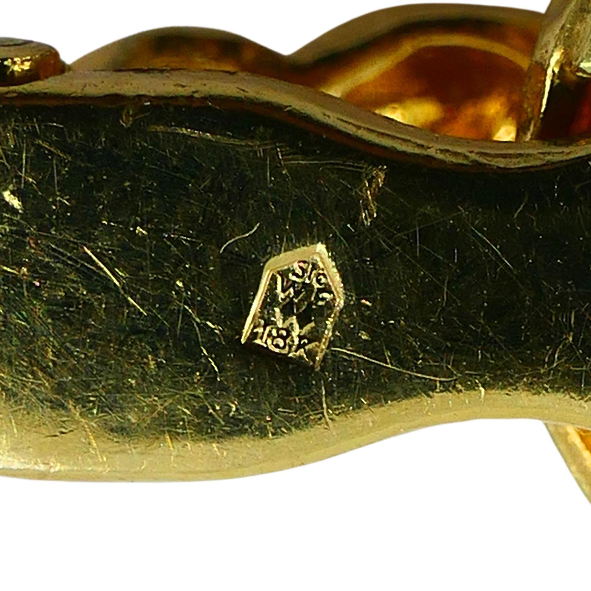 Vintage Wander Collier convertible en or martelé 18k en vente 7
