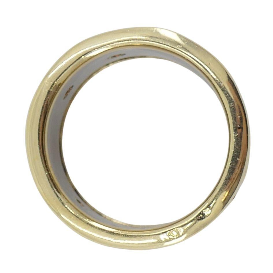 Vintage Panthère de Cartier Bague en or 18k Steele en vente 2