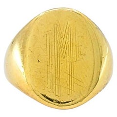 10k Gold Signet Rings
