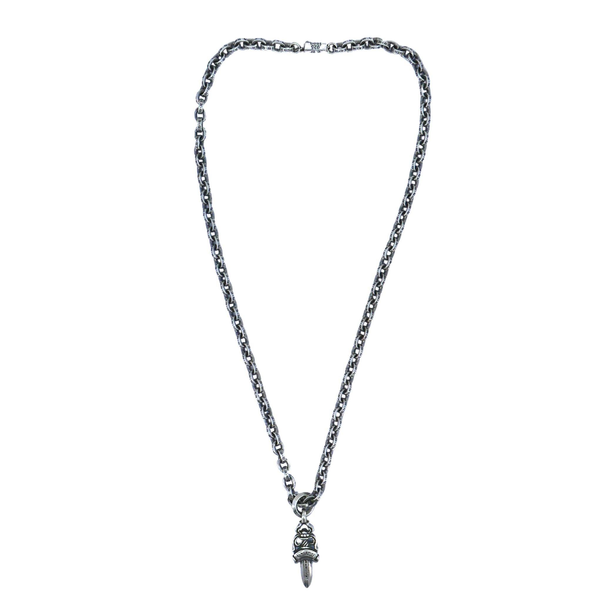 Collana con ciondolo a catena in argento sterling Chrome Hearts In condizioni buone in vendita a Beverly Hills, CA