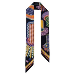 Twilly in seta "Epaulettes de Gala" di Hermès