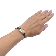 Vintage LeCoultre 14k Gold Ladies Teardrop Cocktail Watch