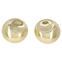 Orecchini a clip circolari vintage di Elsa Peretti per Tiffany & Co., in oro 18 carati