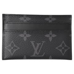 Louis Vuitton Black Monogram Eclipse Card Holder Made in France