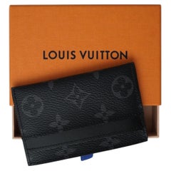 Louis Vuitton Black Monogram Eclipse Card Holder Made in France