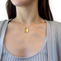 Tiffany & Co. Elsa Peretti 18k Gold Spain Polished Pendant Necklace