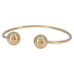Tiffany & Co. Pulsera tipo brazalete HardWear Ball con alambre de oro de 18k