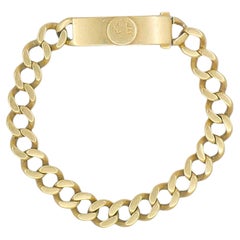 Pulsera vintage de Cartier con eslabones tipo «curb» de oro de 14k, de mediados del siglo XX