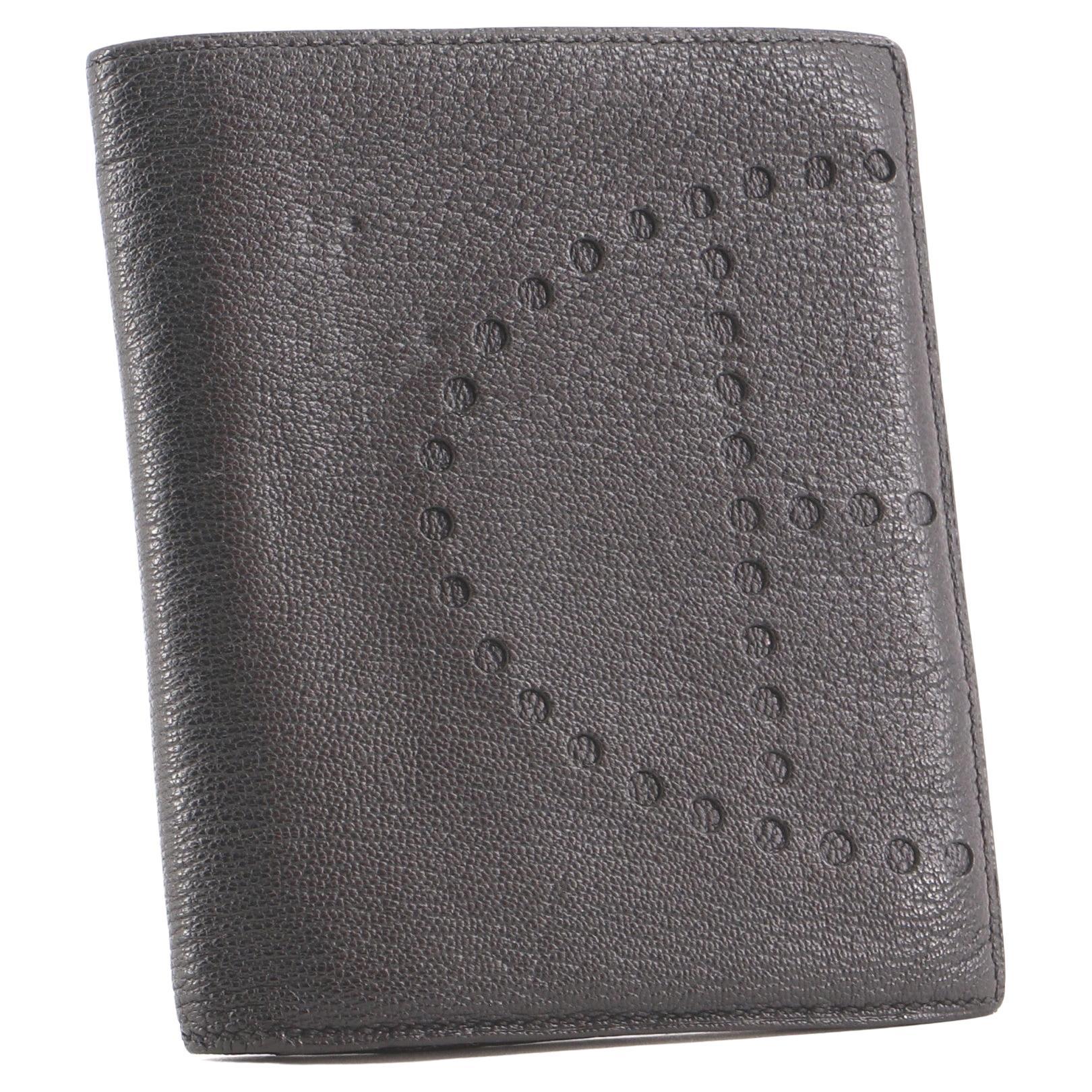 Hermes Evelyne Wallet Chevre Mysore Compact Black